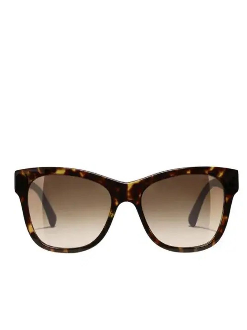 Chanel Tortoiseshell Women's Sunglasses - Brown Gradient Lenses